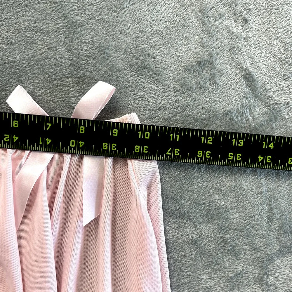 Theatricals Girls Pink Ballet Skirt Bow Dance Class Size M RN 160019